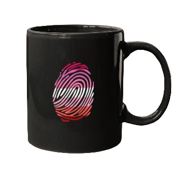 Discover Lesbian Fingerprint Mugs