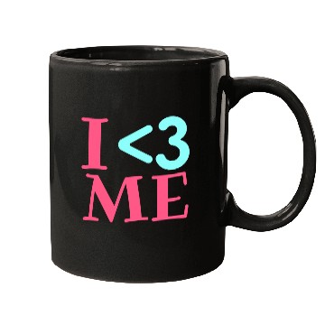 Discover I Love Me, Heart, Positive, Cool, Stylish,Teens Mugs