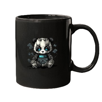 Discover Cute cyber panda Mugs