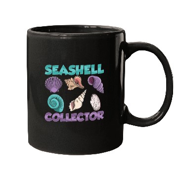 Discover Seashell Collector Beach Collect Seashells Mugs