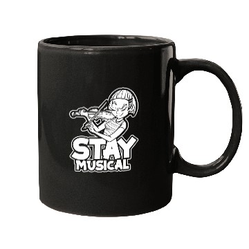 Discover Violin Violinist Musical Mugs