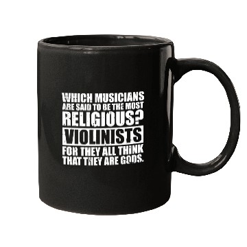 Discover Violin Violinist Humorous Mugs