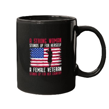 Discover Female Veteran USA Mugs