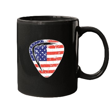 Discover 4th of July US Guitar Plectrum Mugs