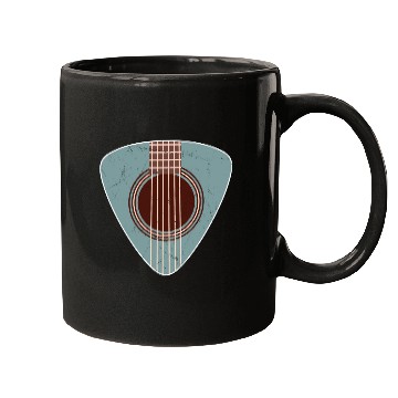 Discover Rock and Roll Guitar Plectrum Mugs