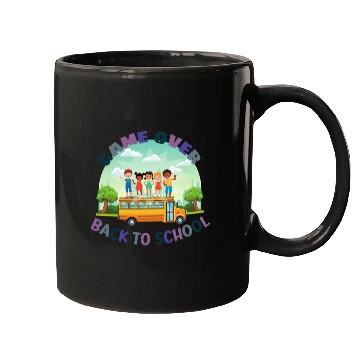 Discover game over back to school Mugs