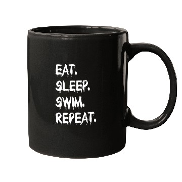 Discover Eat Sleep Swim Mugs