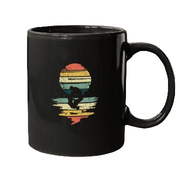 Discover Retro Sunset Jujitsu Vintage Jiu Jitsu Mugs