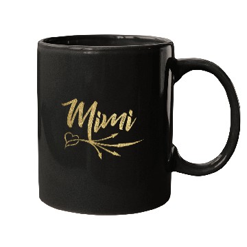 Discover Gold Arrow Heart Mimi Mugs