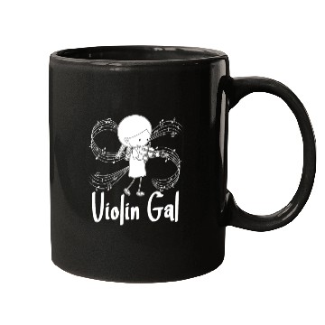 Discover Violin Violinist Girl Mugs