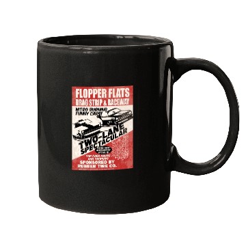 Discover Vintage Hot Rod Classic Drag Racing Poster Mugs
