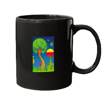 Discover Trippy Visual Dream Creative Different Art Modern Mugs