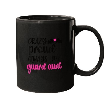 Discover Crazy Proud Always Loud Color Guard Aunt Mugs