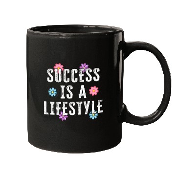 Discover Success Is A Lifestyle Mugs