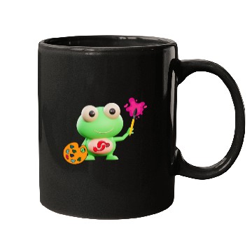 Discover Frog was a paint Mugs
