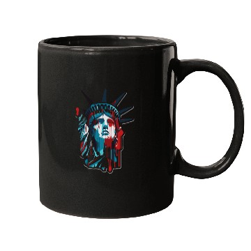 Discover Color Drops Lady Liberty Mugs