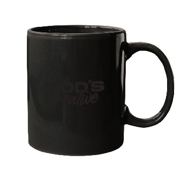 Discover God's Creative (black) Mugs