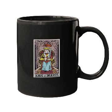 Discover King of Hearts Tarot Card Mugs