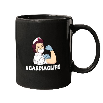 Discover Cardiac Life Nurse Mugs