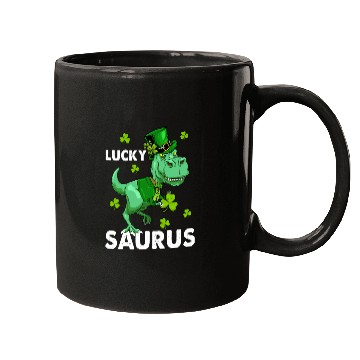 Discover St Patrex Funny Irish T Rex Mugs