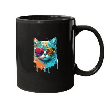 Discover Sunglass Cat Mugs