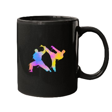 Discover Jiu Jitsu Paint Mixed Martial Arts Mugs