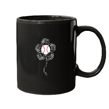 Discover Baseball Flower Mugs
