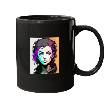 Discover AI ART 01 GAMER GIRL Mugs