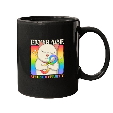 Discover Embrace Neurodiversity Mugs