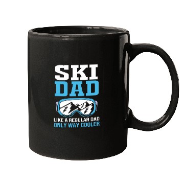 Discover Fathers Day Skiing Ski Dad Skier Goggle For Men Mugs