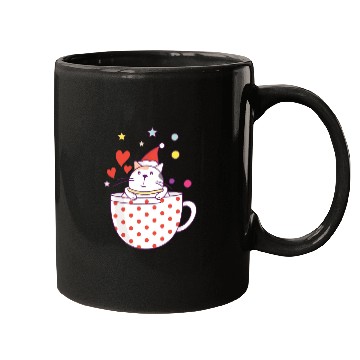 Discover Love Cat Xmas Mugs