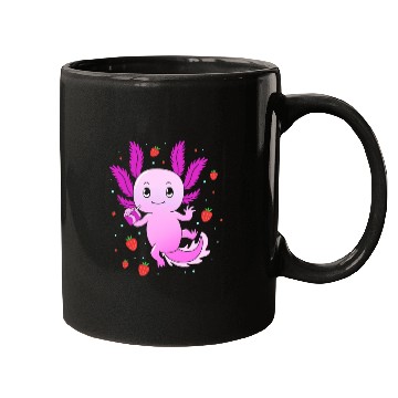 Discover Pastel Gothic Aesthetic Axolotl Strawberry Milk Mugs