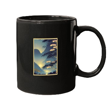 Discover Magic of Rainforest Night Poster Mugs