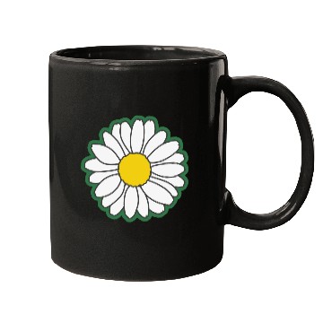Discover green daisy flower Mugs