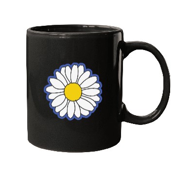 Discover blue daisy flower Mugs