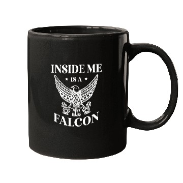 Discover Inside Me Is A Falcon Bird Owner Falconry Mugs
