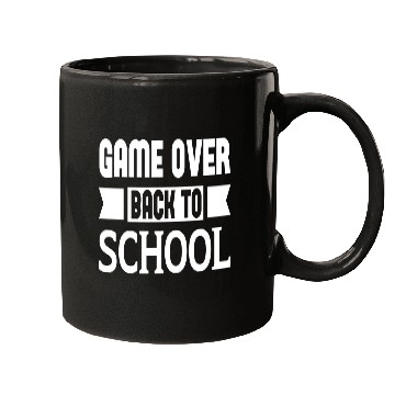 Discover Game Over Back To School Mugs