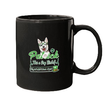 Discover Funny Husky Dog Breed Saint Patricks Day St Paddy Mugs