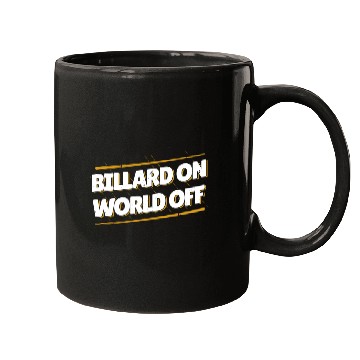 Discover Billard On World Off Mugs