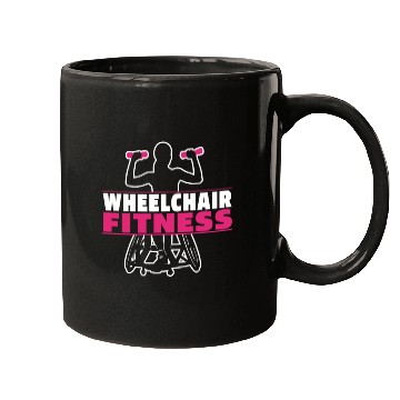 Discover Fitness Workout Gym Wheelchair Mugs