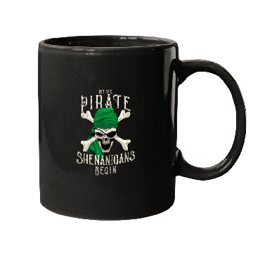 Discover Let The Pirate Shenanigans Begin - Pirate Skull Mugs