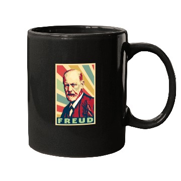 Discover Sigmund Freud Vintage Colors Mugs