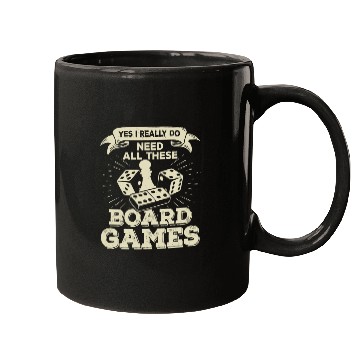 Discover Yes I Really Do Need All These Board Games Mugs