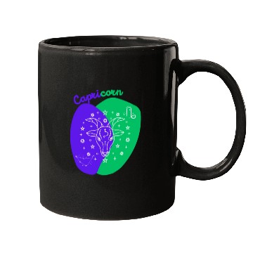 Discover Cosmic Climb A Minimalist Capricorn Design Mugs