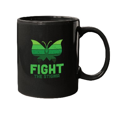 Discover Fight The Stigma Butterfly Mental Health Mugs