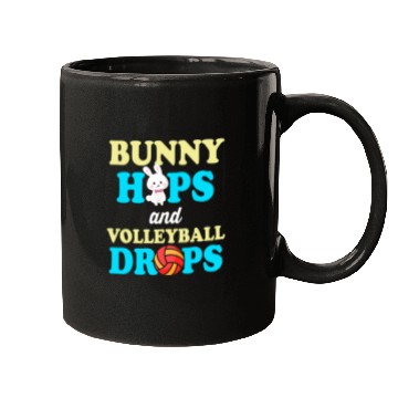 Discover Easter Volleyball Bunny Holiday Rabbit Sport Mugs
