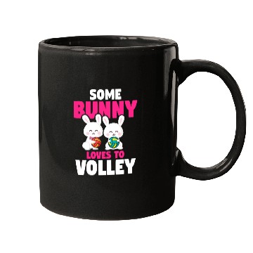 Discover Easter Volleyball Bunny Holiday Rabbit Sport Mugs
