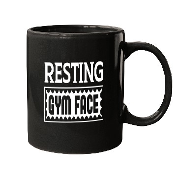 Discover Resting Gym Face Mugs