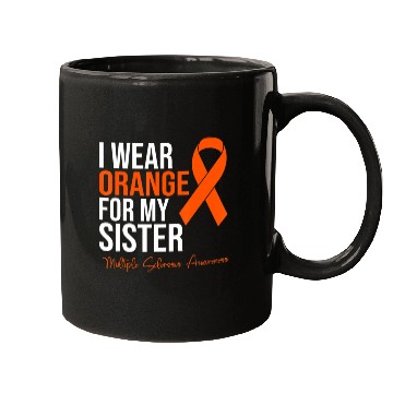 Discover I Wear Orange For My Sister MS Warrior Multiple S Mugs