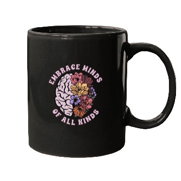 Discover Embrace Minds Of All Kinds Neurodiversity Mugs